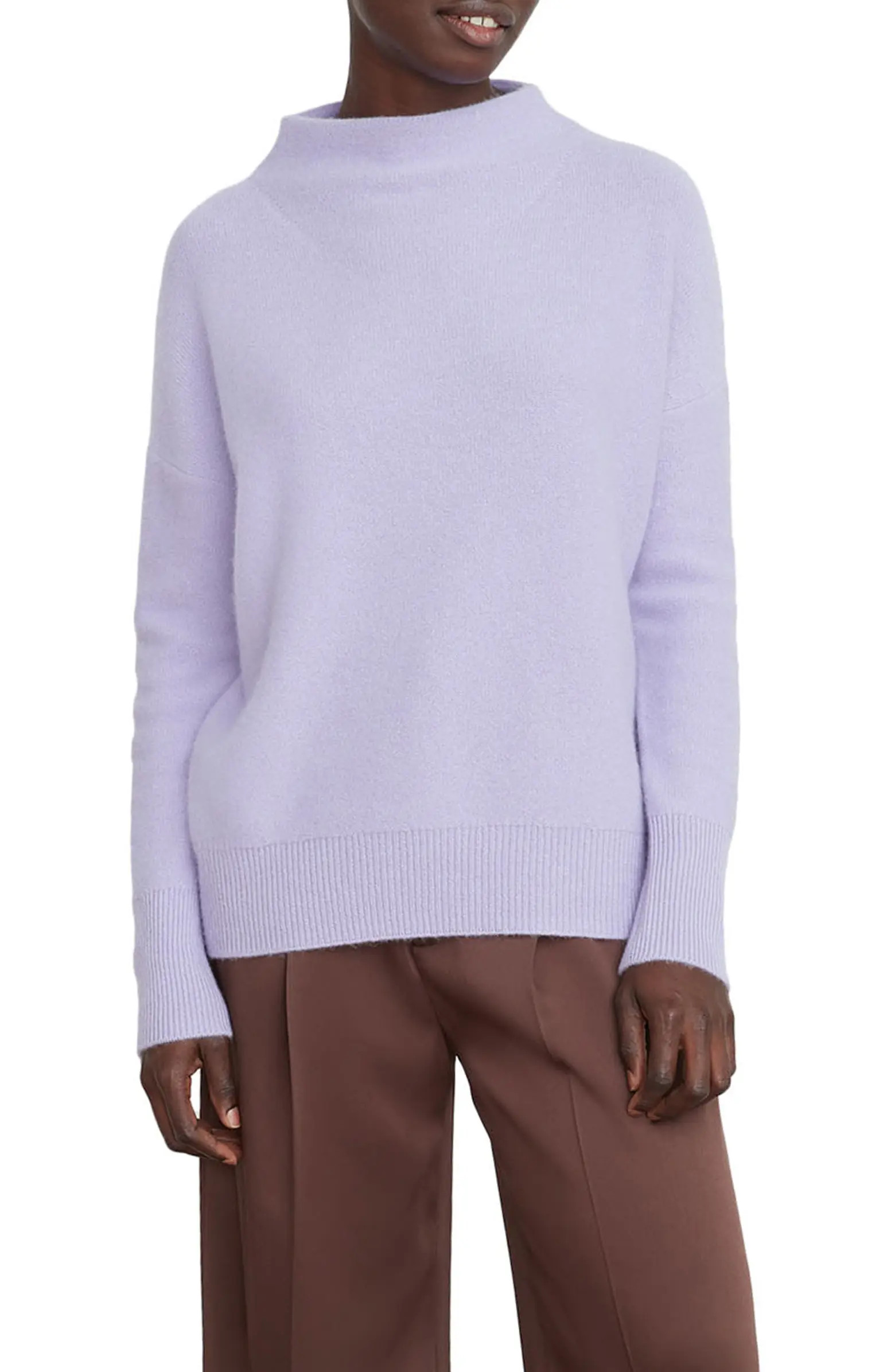 Vince Boiled Cashmere Funnel Neck Pullover | Nordstrom | Nordstrom