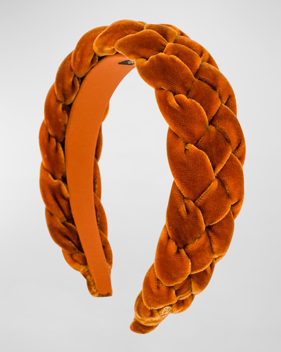 Braided Velvet Headband | Neiman Marcus