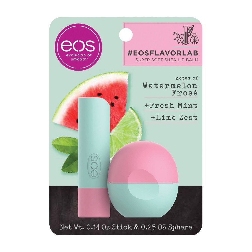 eos flavorlab Lip Balm Stick/Sphere - Watermelon Frose' - 0.39oz | Target