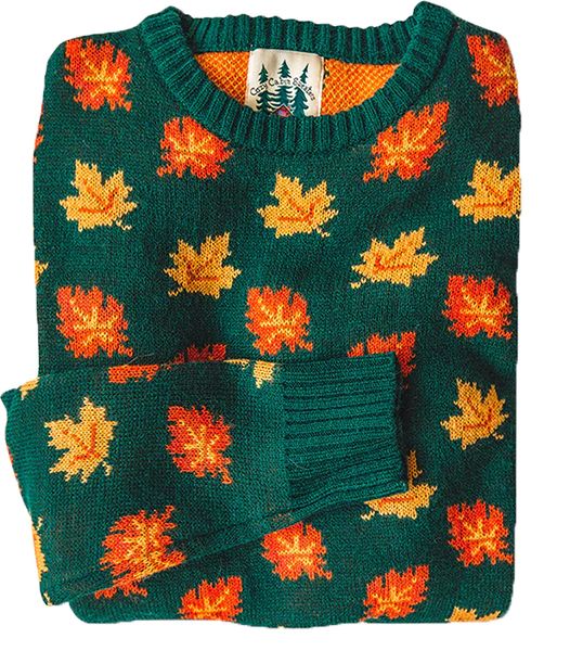 The Big Cozy Fall Leaf Sweater | Kiel James Patrick
