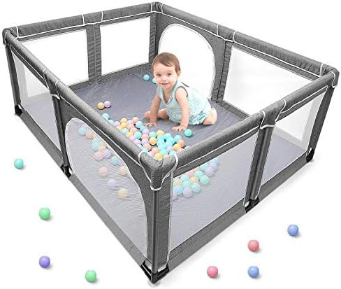 YOBEST Baby Playpen, Extra Large Play Pens for Babies, Toddlers and Kids, Indoor and Outdoor Play... | Amazon (US)