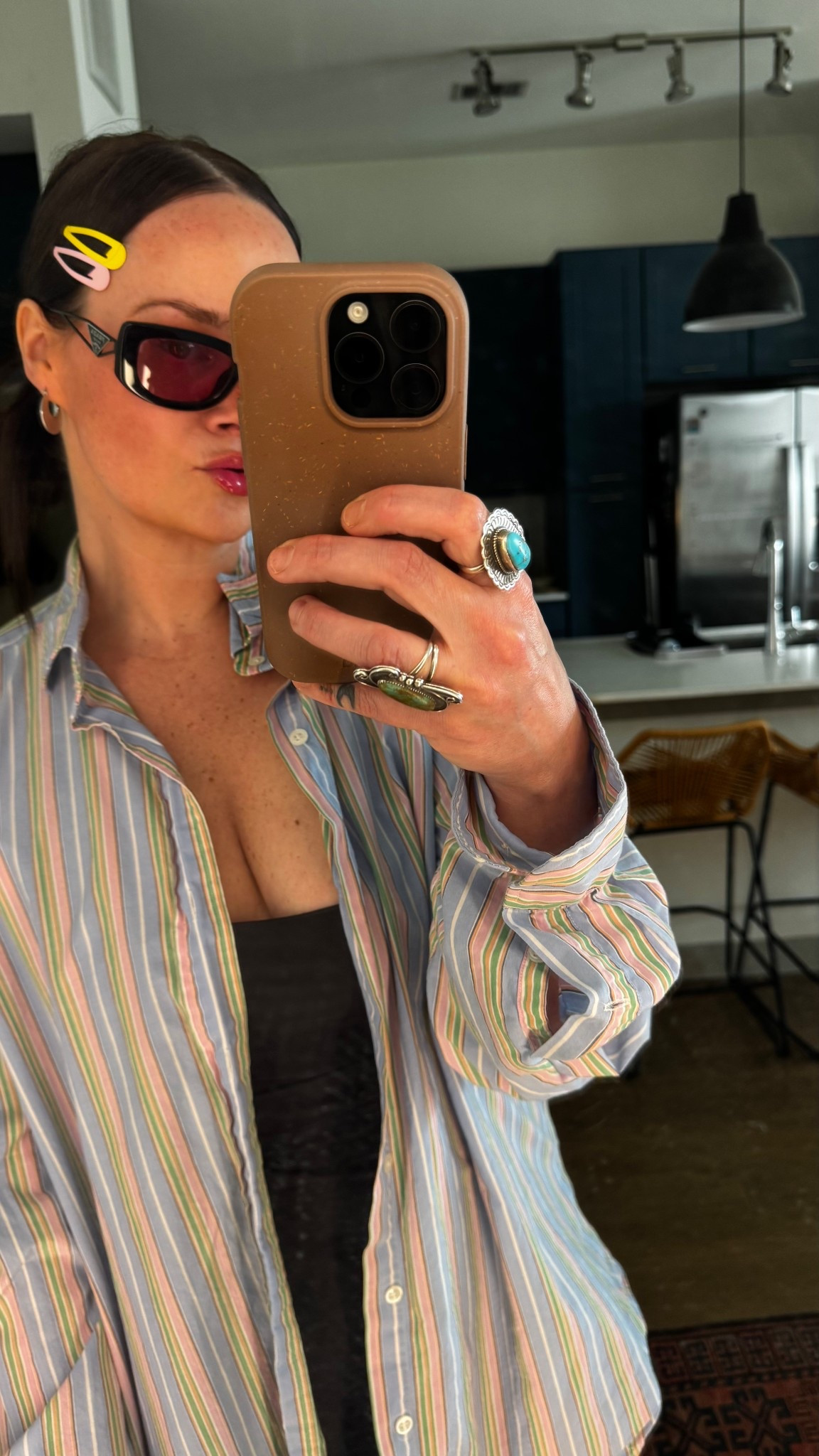 styling a sweat wicking dress from Outdoor Voices as a non athleisure girly. Sunglasses: Prada, button down: vintage Ralph Lauren

#LTKActive #LTKMidsize #LTKTravel