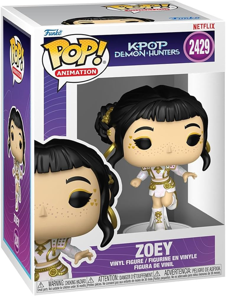Funko Pop! Animation: Kpop Demon Hunters - Zoey - Collectable Vinyl Figure - Gift Idea - Official... | Amazon (US)