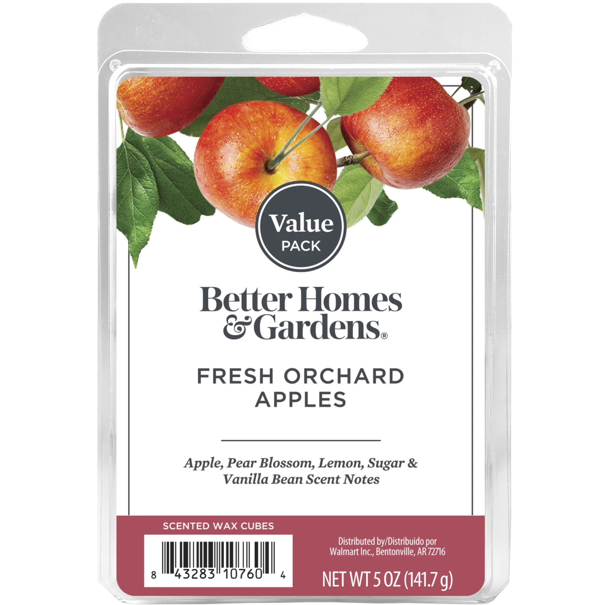 Fresh Orchard Apples Scented Wax Melts, Better Homes & Gardens, 5 oz (Value Size) | Walmart (US)