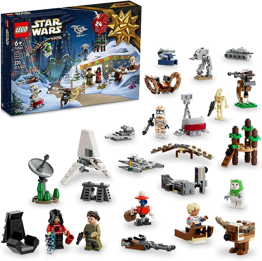 Amazon.com: LEGO Star Wars 2023 Advent Calendar 75366 Christmas Holiday Countdown Gift Idea with ... | Amazon (US)