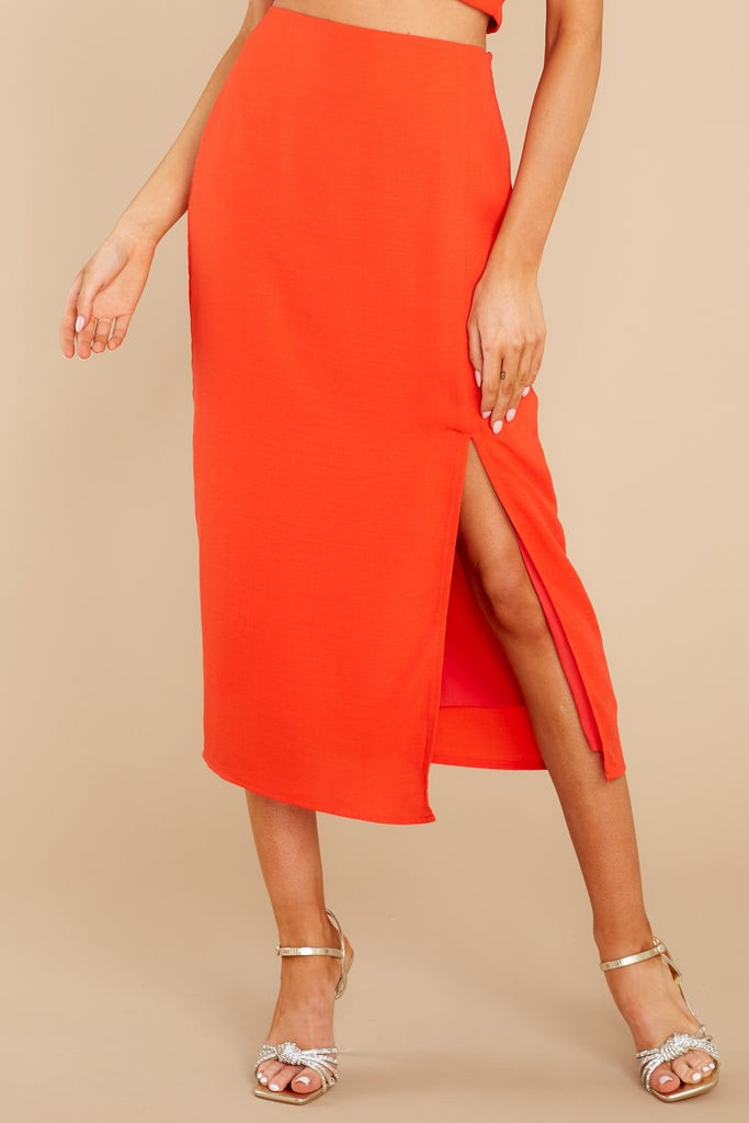 Clever Ways Poppy Red Skirt | Red Dress 