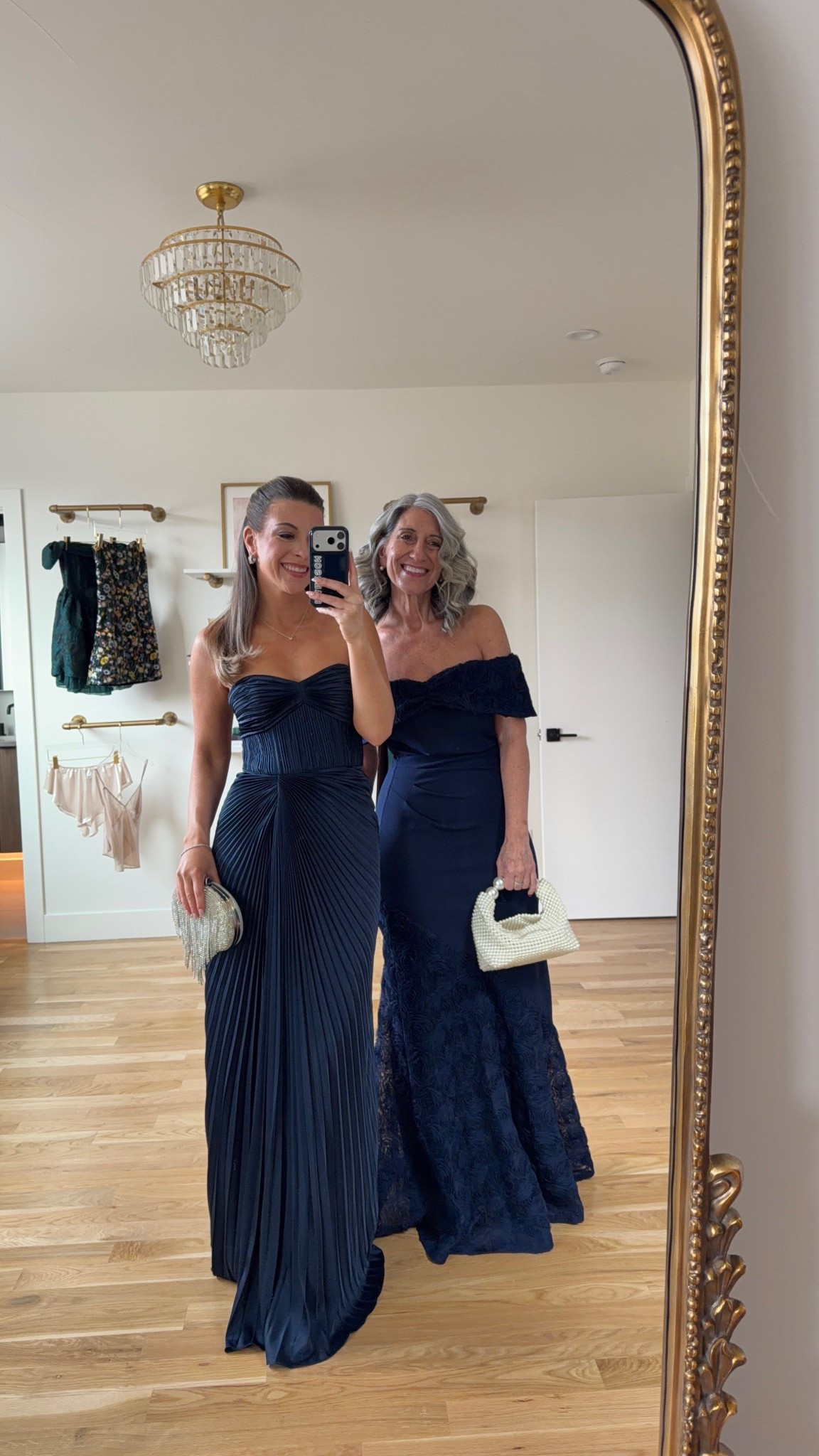Mom and me wedding guest and formal event dresses navy blue pleated dress and off the shoulder lace detail gown 

Electric picks code: emerson20

I sized down to xs/0
Mom wears a medium/6

Wedding guest
Formal event
Black tie
Pleated 
Lace
Mother of the bride
Special occasion

#LTKSeasonal #LTKWedding #LTKgrwm