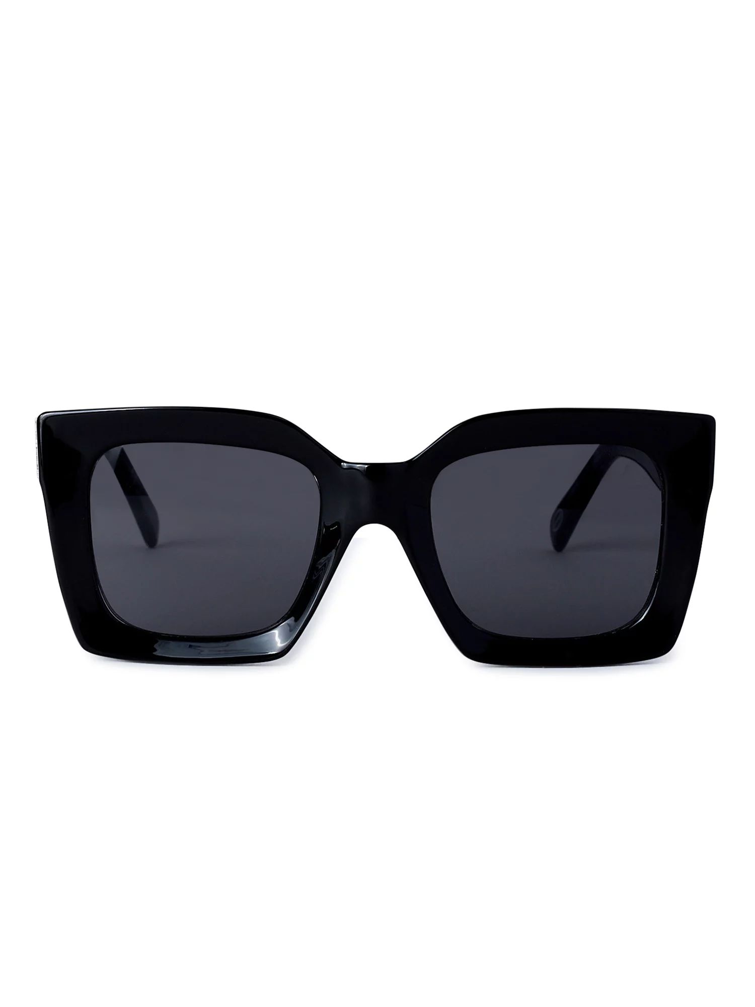 Scoop Women's Square Black Sunglasses | Walmart (US)