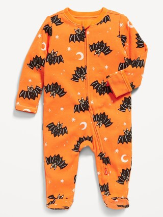 Printed 2-Way-Zip Sleep & Play Footed One-Piece for Baby | Old Navy (CA)