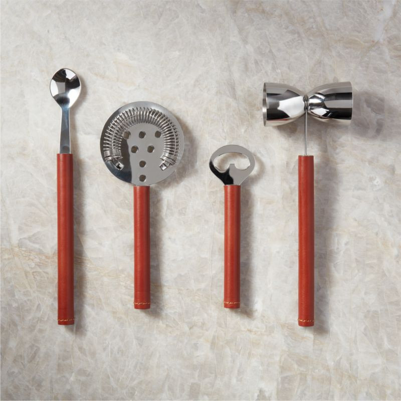 Griffith 4-Piece Stainless Steel Bar Tool Set + Reviews | CB2 | CB2