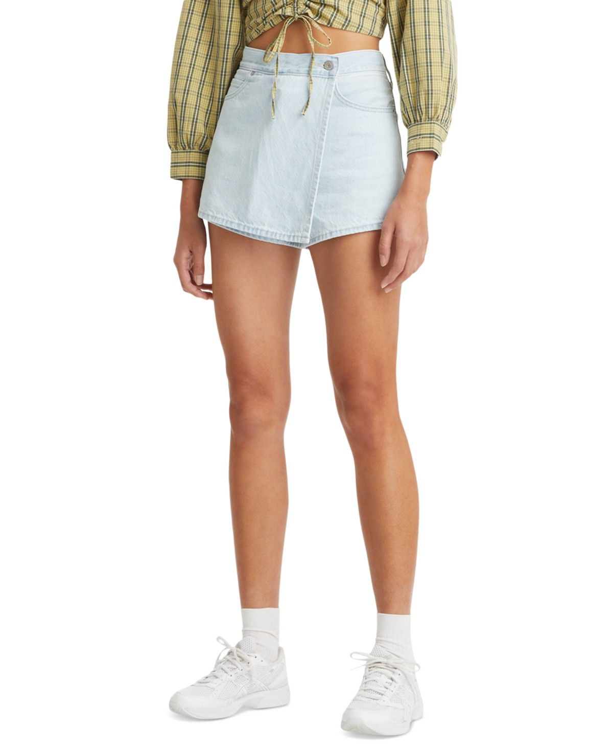 Levi's Women's Crossover-Front Denim Skort | Macys (US)