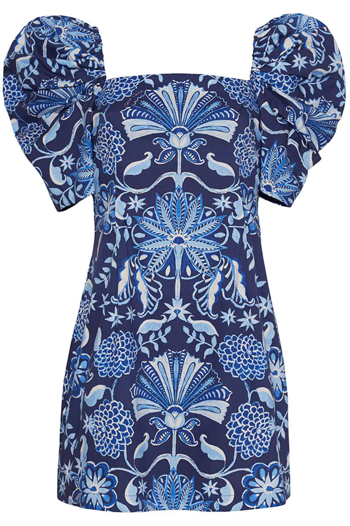 Kelly Dress in Navy Sky Bellagio | Over The Moon