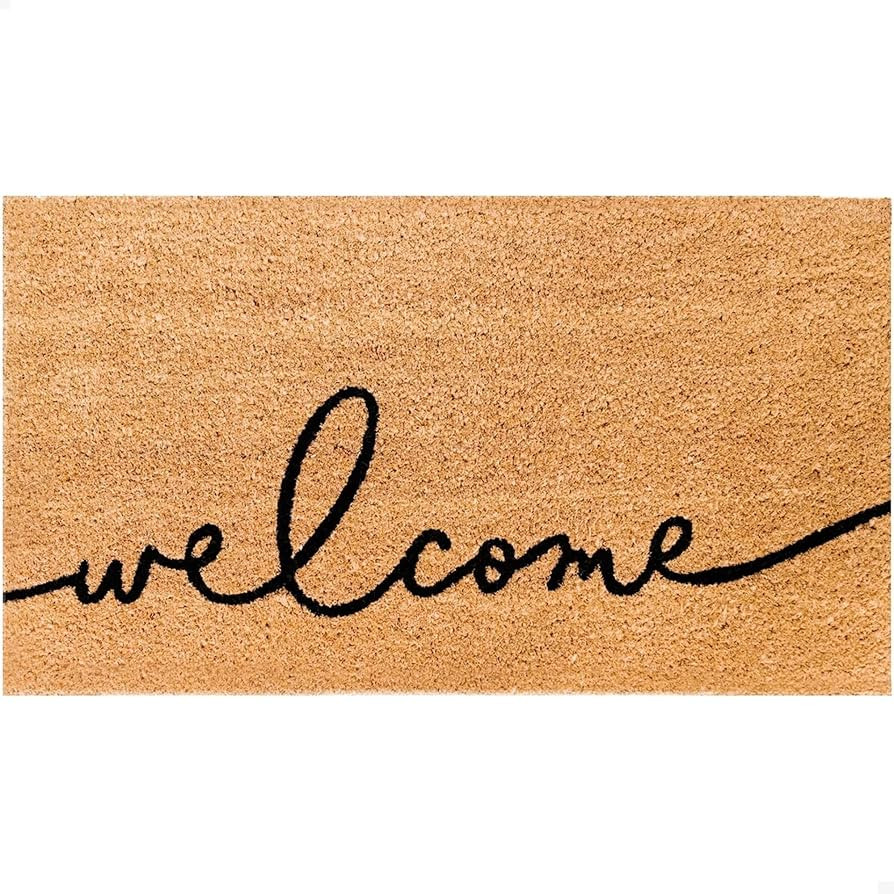 THEODORE MAGNUS Door Mat – Coir Doormat for Outdoor Entrance, Durable Welcome Mat with Non-Slip... | Amazon (US)