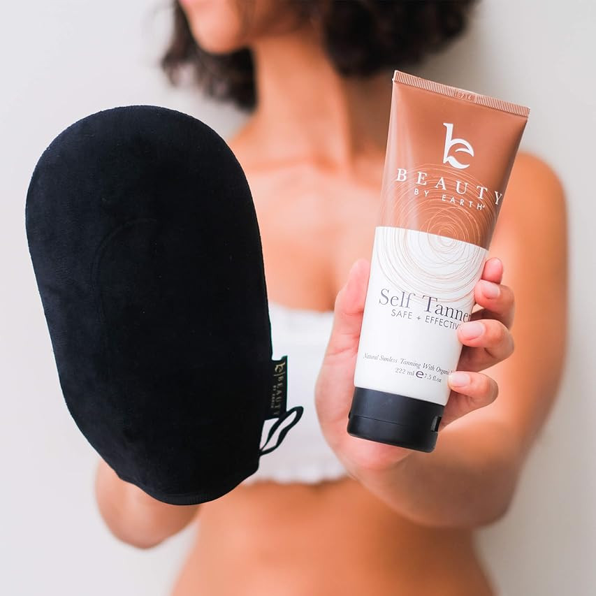 Beauty by Earth Self Tanner Tanning Lotion - Medium to Dark Fake Tan Self Tanning Lotion for Body, G | Amazon (US)