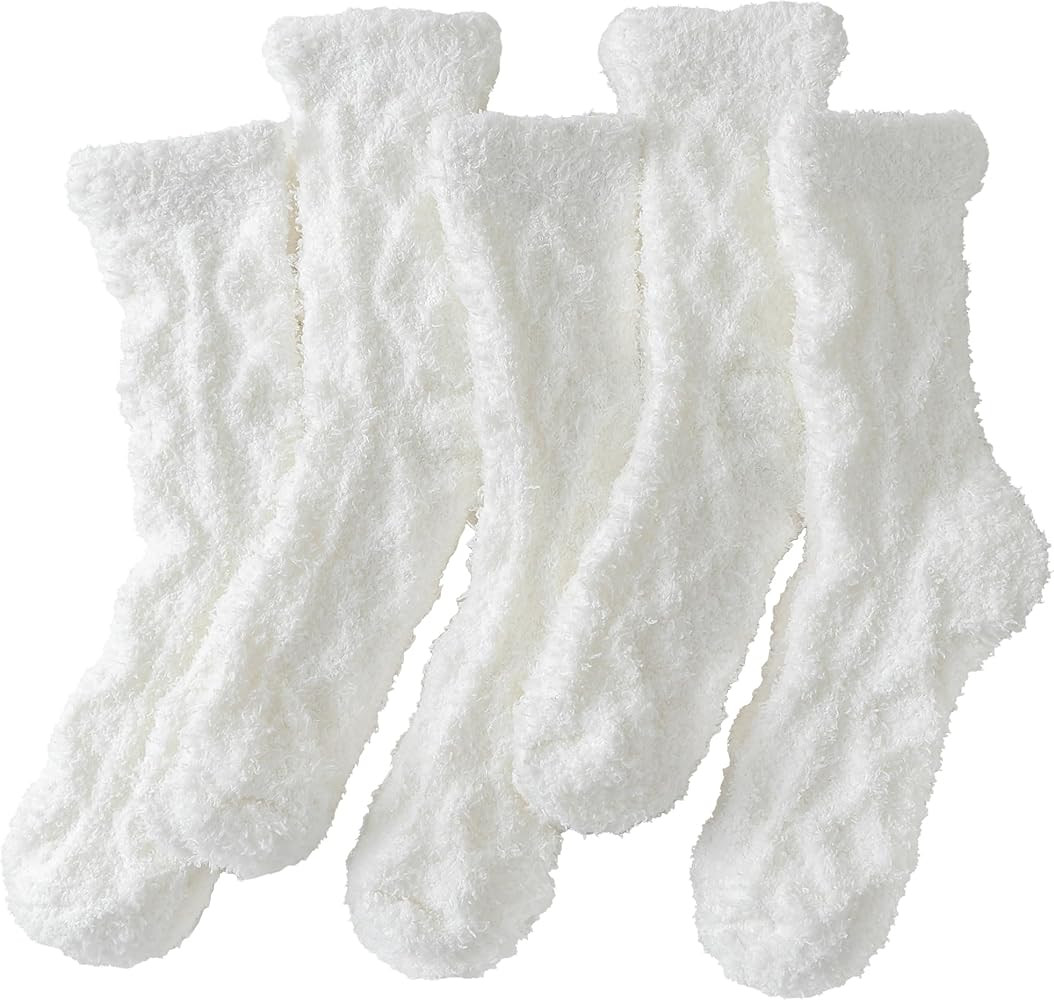 TEHOOK Warm & Cozy Gifts for Women, Stocking Stuufers, Fluffy Fuzzy Plush Sleeping Slipper Socks ... | Amazon (US)