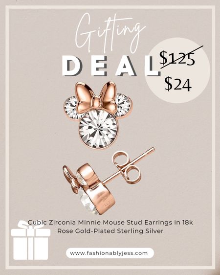 Great gift idea for her this holiday season! Shop these beautiful Minnie Mouse earrings today for only $24! 

#LTKHoliday #LTKsalealert #LTKGiftGuide