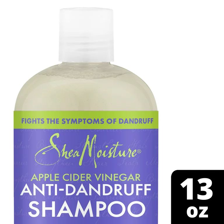 SheaMoisture Anti-Dandruff Daily Shampoo, Apple Cider Vinegar, 13 fl oz | Walmart (US)