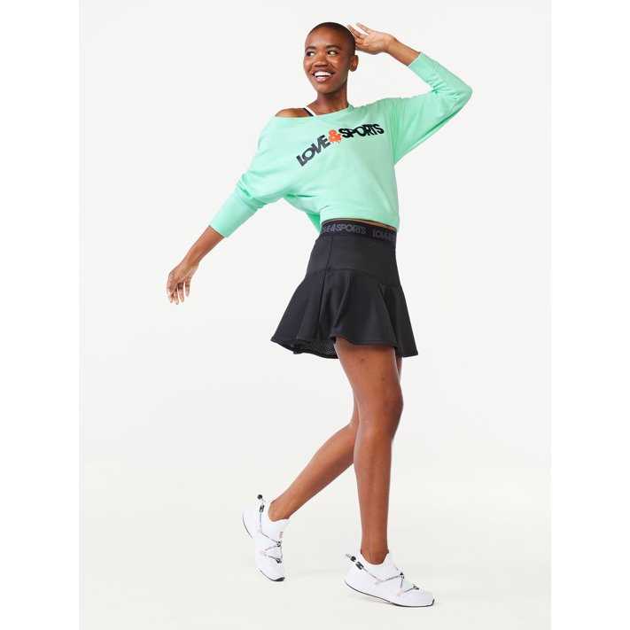 Love & Sports Women’s Tennis Skort, Sizes XS-XXXL | Walmart (US)