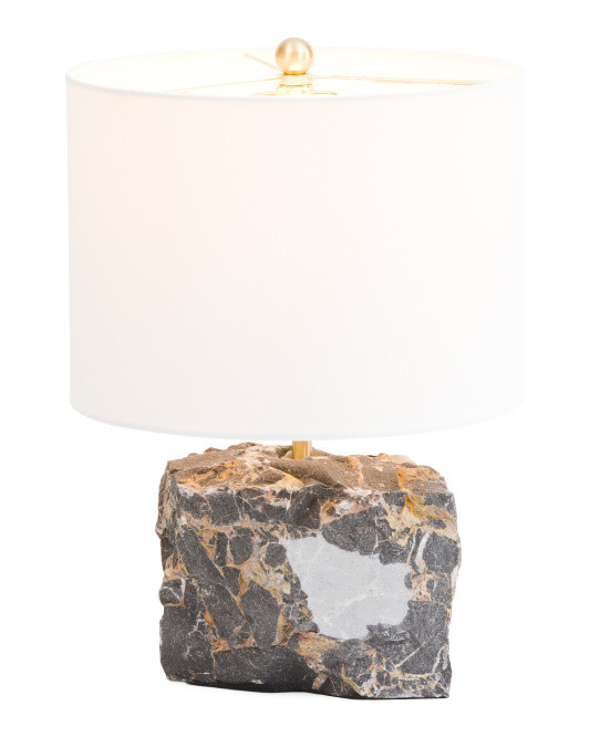 15x11in Marble Table Lamp | Marshalls