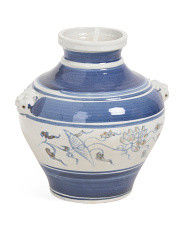 13x20 Striped Lotus Lion Handle Vase | Home | Marshalls | Marshalls