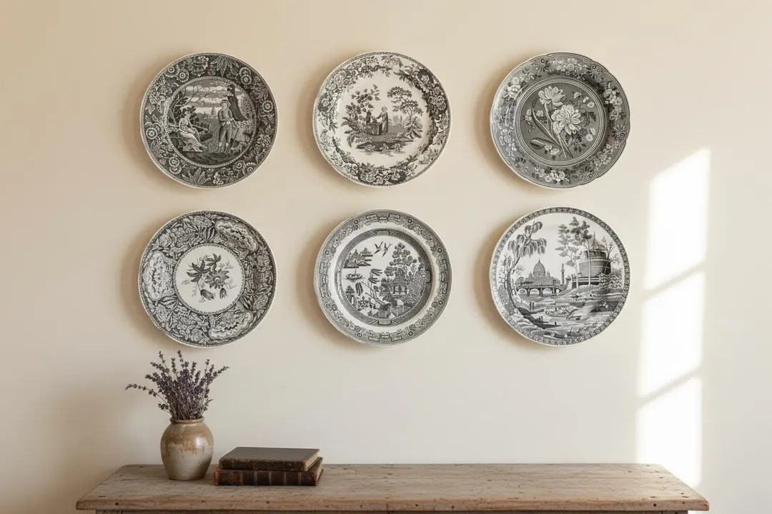 Spode Heritage Collection Plates – Set of 6 Black Transferware English Decorative Plates - Etsy | Etsy (US)