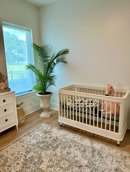 Loving this whole vibe we’re starting with the baby  nursery! Beachy coastal vibes 🌴🐚 Linked what I could! 

#LTKhome #LTKbaby