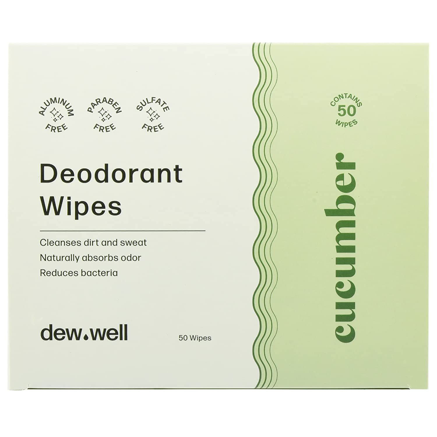 Dew Well - Refresh Deodorant Wipes - A Fresh Start When You’re On the Go - Aluminum, Paraben, a... | Amazon (US)