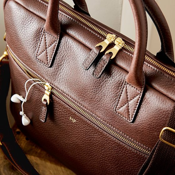 Harvey Leather Briefcase | Mark and Graham
