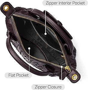 Joryin Hand Woven Purses for Women, Mini Crossbody Bag Dumpling Bag. Top Handle Bag Small Purse B... | Amazon (US)