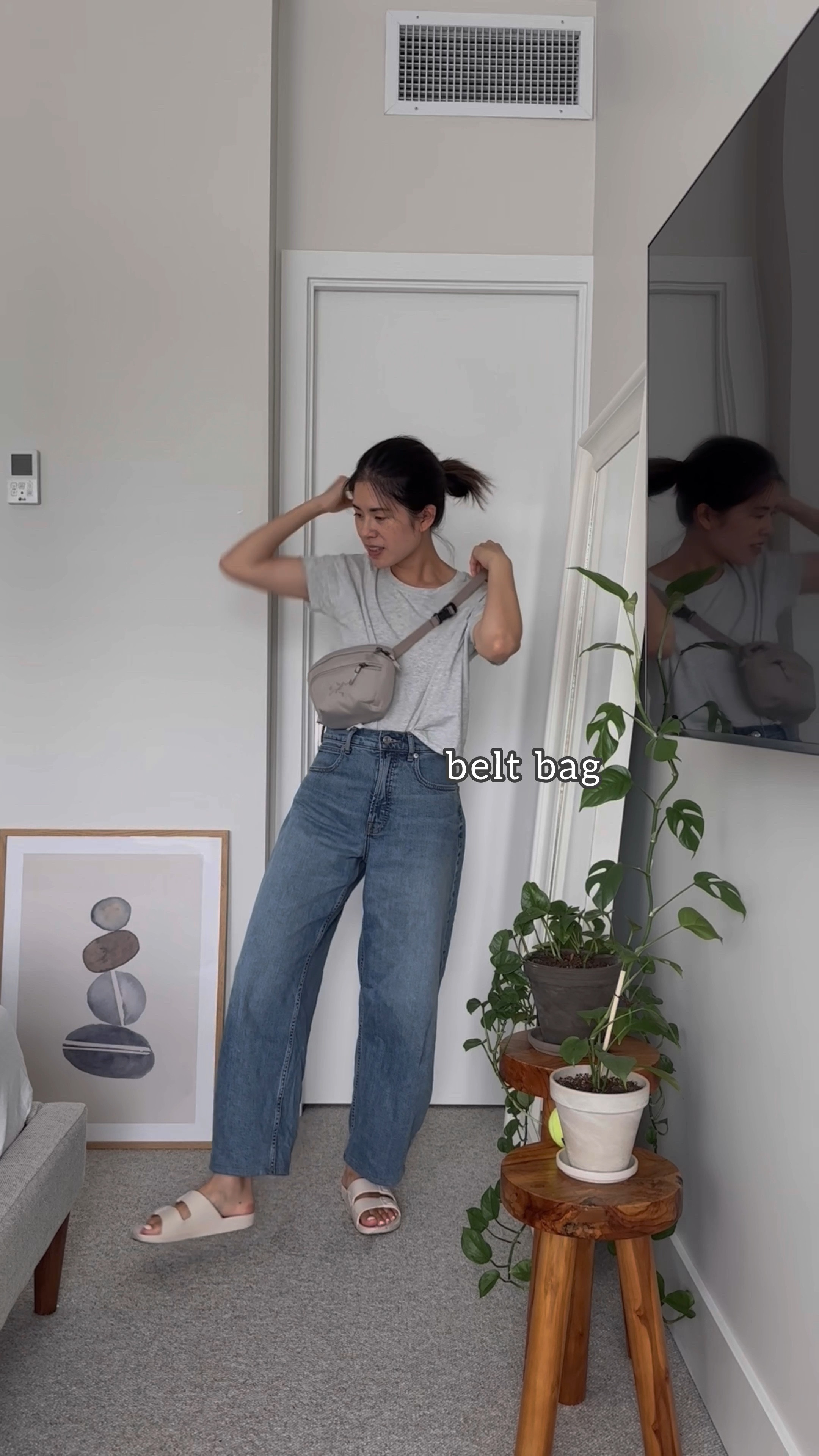 Tee: Lululemon. So good I need more colors in my closet. Already have 2 colors. 
Jeans: Everlane Curve jeans. I sized up one size for comfort 

#LTKcanada #LTKsummer