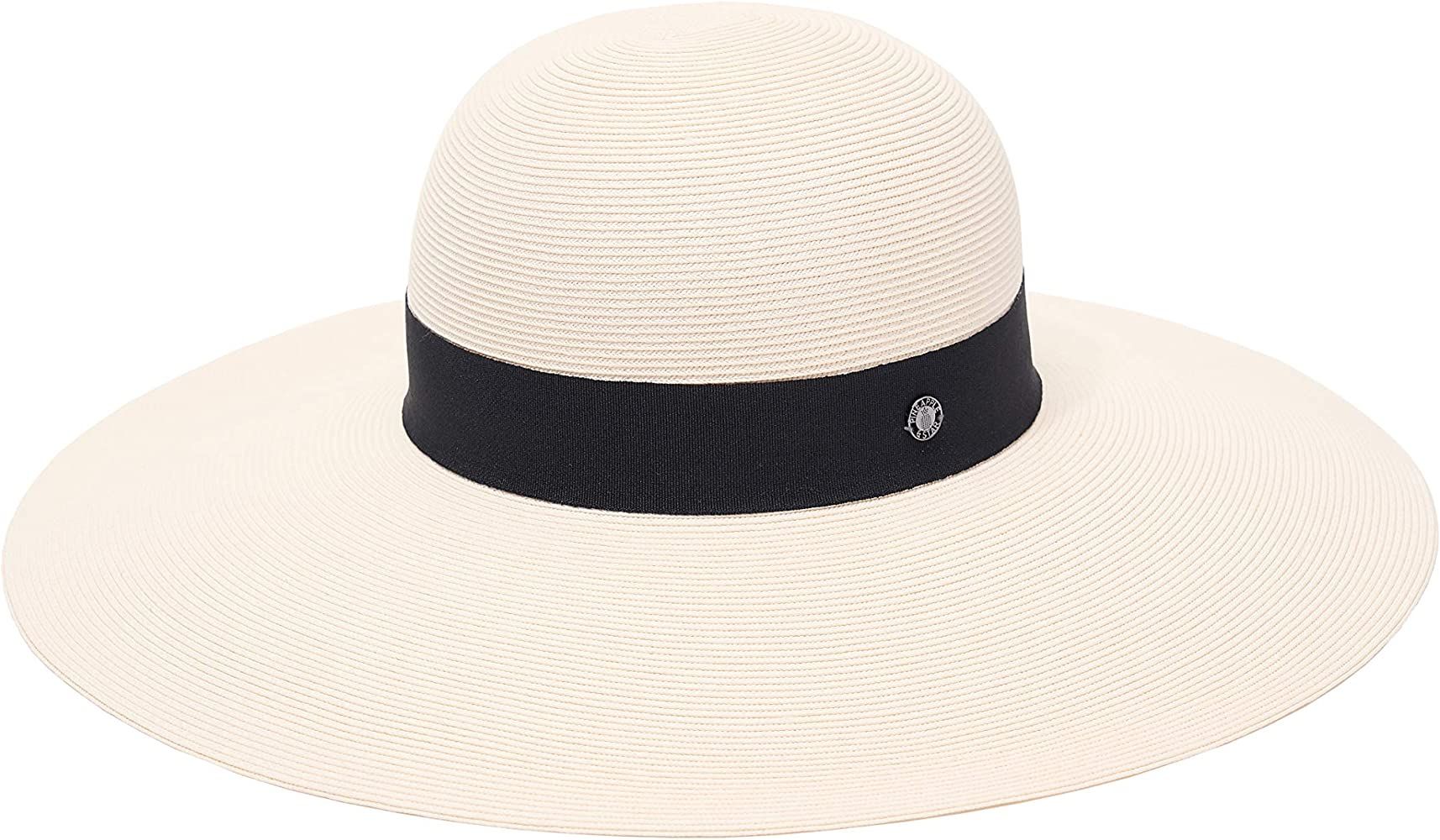 Pineapple&Star Jeune Wide Brim Sun Straw Beach Hat Fine Braid UPF50+ for Women | Amazon (US)