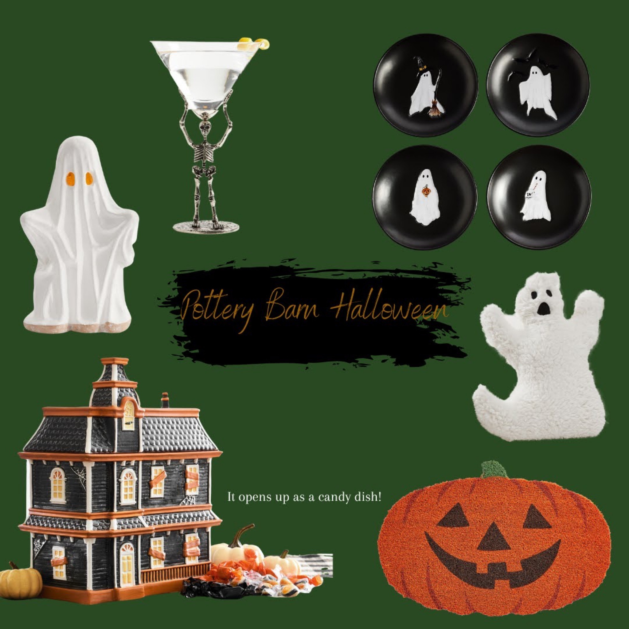 The cutest Halloween pieces from Pottery Barn this year! I love the ghost plates so much! And the jackolantern doormat is also adorable. 

#LTKSeasonal #LTKunder100 #LTKhome