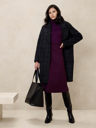 A-Line Midi Sweater Skirt | Banana Republic Factory