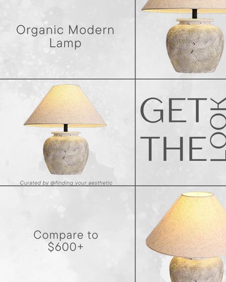 Get the rustic organic modern table lamp look for under $200 with this gorgeous find from Amazon Home...this looks like designer lamps that cost upwards of $600. 

Amazon styled home // modern farmhouse lamp // accent lamp rustic // ceramic lamp // neutral table lamp // designer inspired home

#LTKHome #LTKSaleAlert