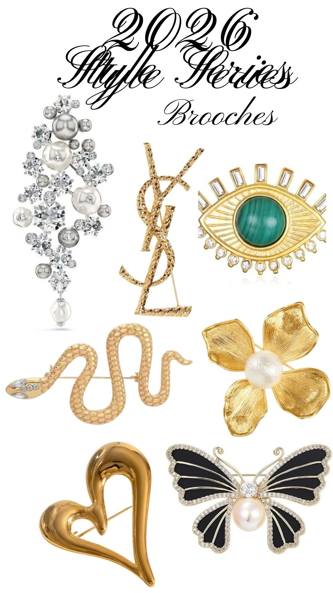 • Brooches Are Back in 2026!
From classic heirlooms to bold sculptural pieces, brooches are the must-have accessory this year. Style them on tailored blazers for instant polish, pin one on your favorite knit to elevate cozy vibes, or layer multiple pieces on a tote or belt for unexpected flair. Mix metals, textures, and meaning - because true style isn't about following rules, it's about expressing 

#LTKgrwm #LTKMidsize #LTKOver40