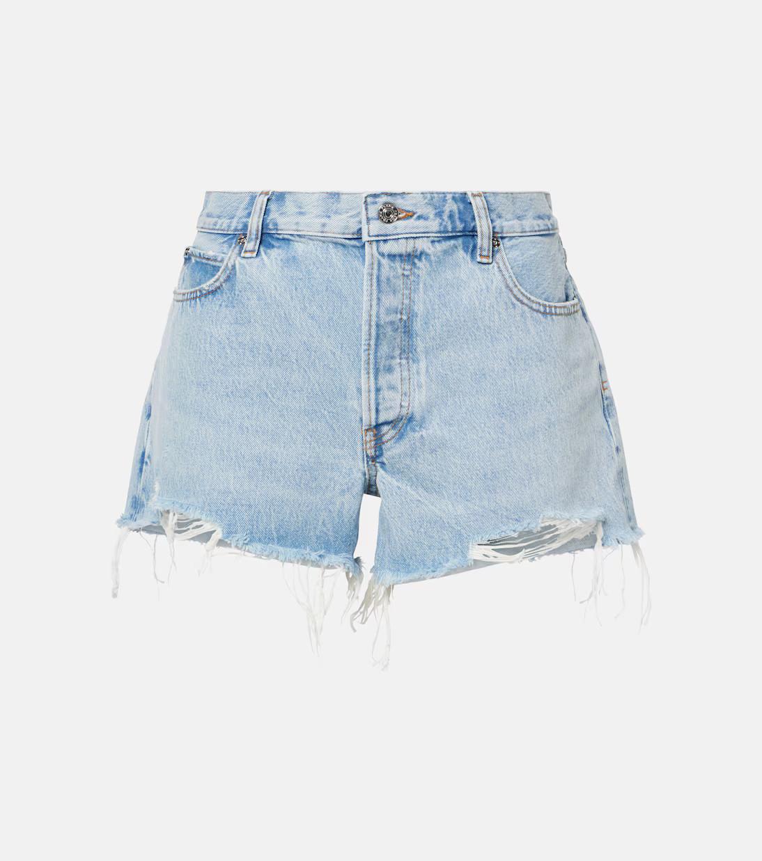 The Hang mid-rise denim shorts | Mytheresa (UK)