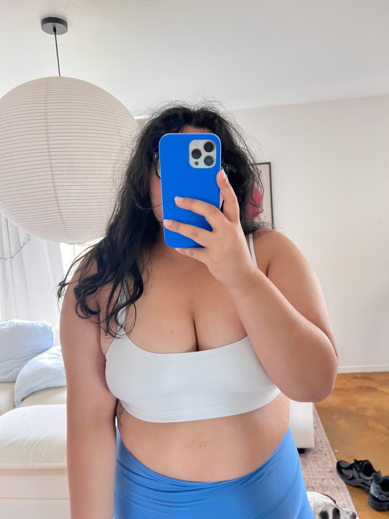 Love my Aritzia tumblr bra- on sale rn. It’s insanely soft and comfortable 

wearing size Large since I have a smaller chest ( size 40C bra size) 
Aritzia sale, sports bra, summer workout fit 

LTKSummerEdit 

#LTKMidsize #LTKSaleAlert