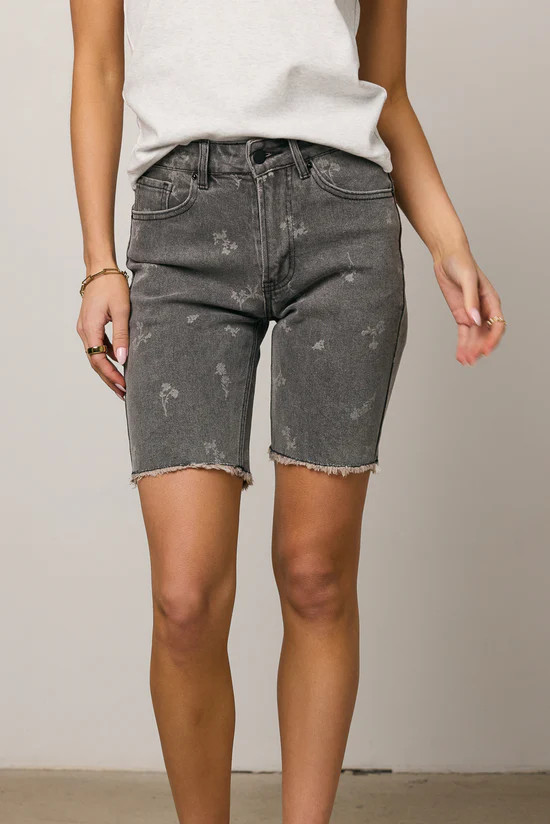 Janessa Floral Denim Shorts | Böhme US