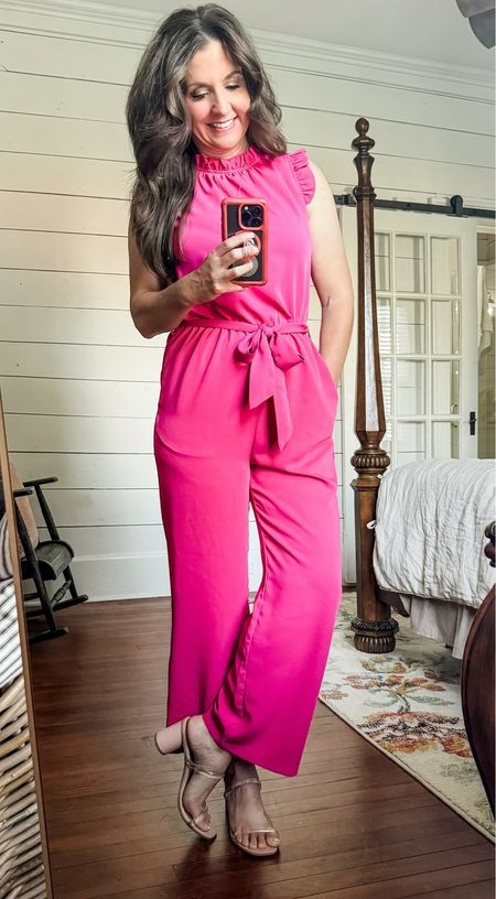 Obsessed with this Amazon jumpsuit! Fashion Over 40 is a lot of fun!

#LTKSeasonal #LTKOver40 #LTKStyleTip