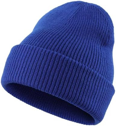 Home Prefer Mens Winter Hats Thick Knit Cuff Beanie Cap Warm Stocking Beanie Hat for Men Women Hu... | Amazon (US)