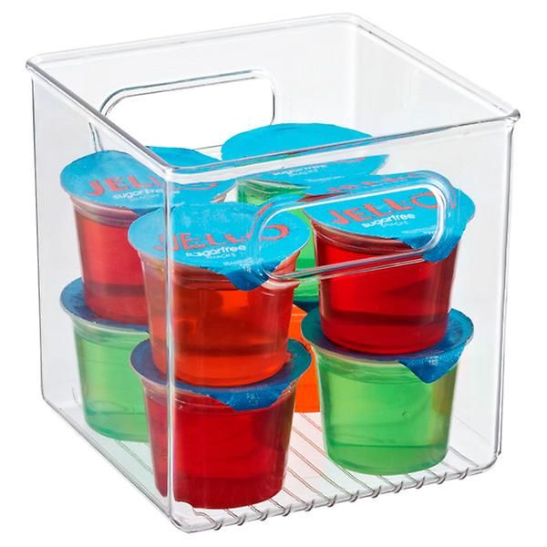 iDESIGN Linus Small Pantry Cube Clear | The Container Store