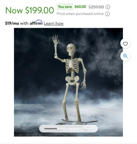 Ok if you’ve been looking for a large skeleton this one is now on sale!! 

#LTKHoliday #LTKHalloween #LTKHolidaySale