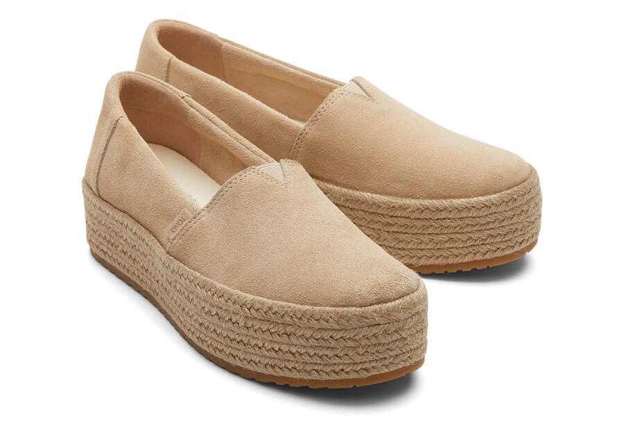 Women's Natural Suede Alpargatas | TOMS | TOMS (US)