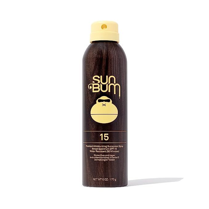 Sun Bum Original SPF 15 Sunscreen Spray |Vegan and Reef Friendly (Octinoxate & Oxybenzone Free) B... | Amazon (US)