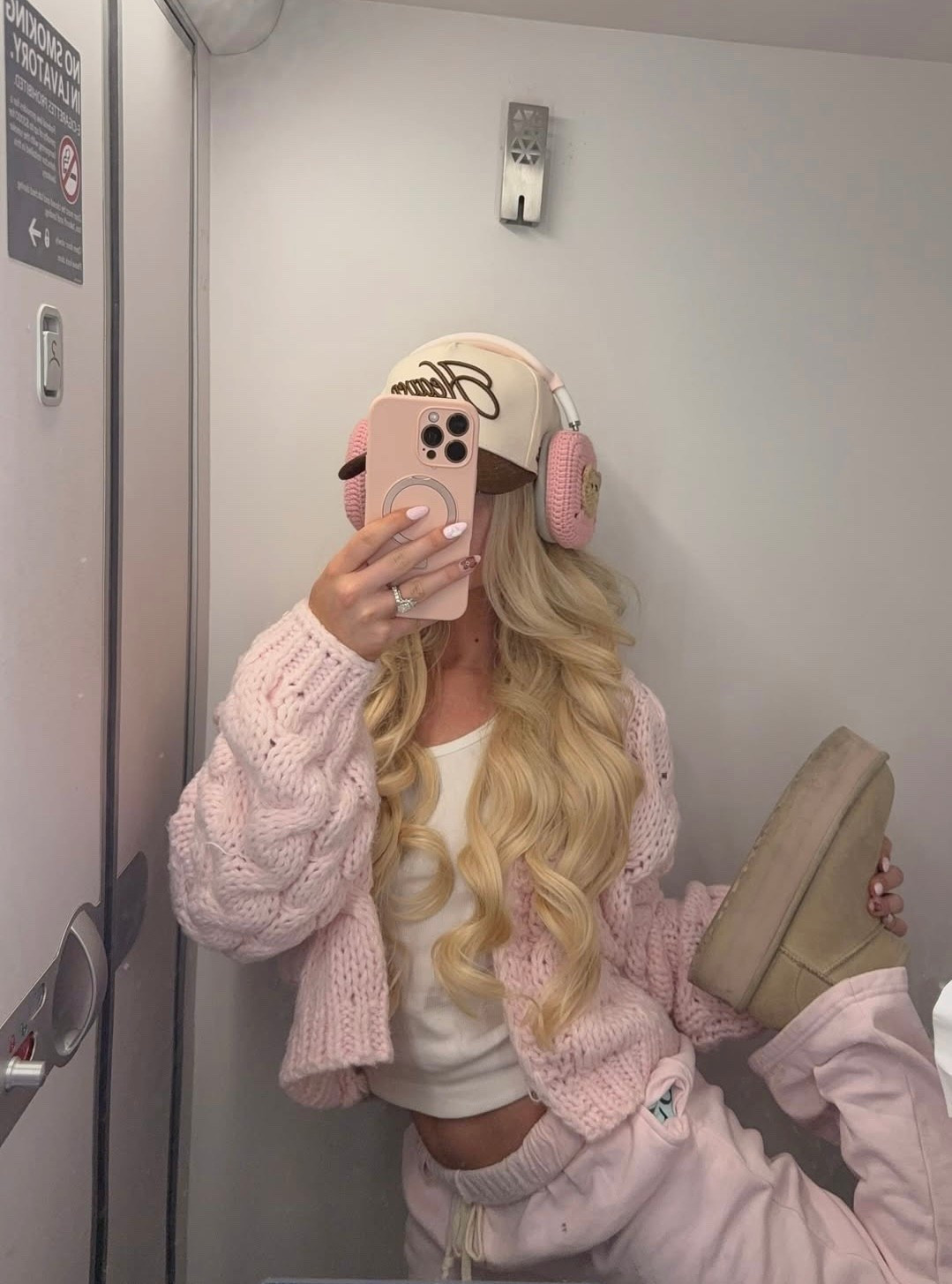 spotted at the airport again 🎀✈️📸🌸👯‍♀️

airport outfit, pink princess, airplane fit, comfy outfit ideas, travel essentials, cozy plane fit, pink cardigan, pink sweats, uggs

#LTKStyleTip #LTKTravel