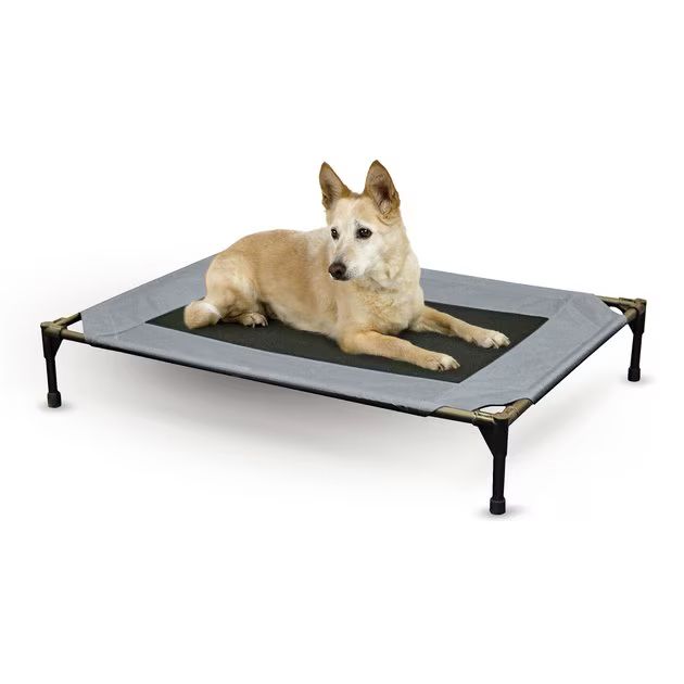 K&H Pet Products Elevated Dog Bed, Gray, X-Large | Chewy.com