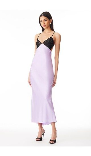 Bias Midi Dress in Icy Lilac | Revolve Clothing (Global)