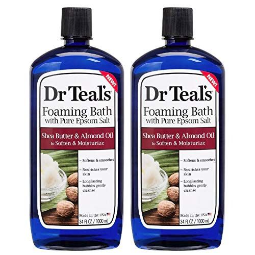 Dr Teal's Epsom Salt Moisturizing Shea Butter and Almond Oil Foaming Bath - Protect and Nourish S... | Amazon (US)