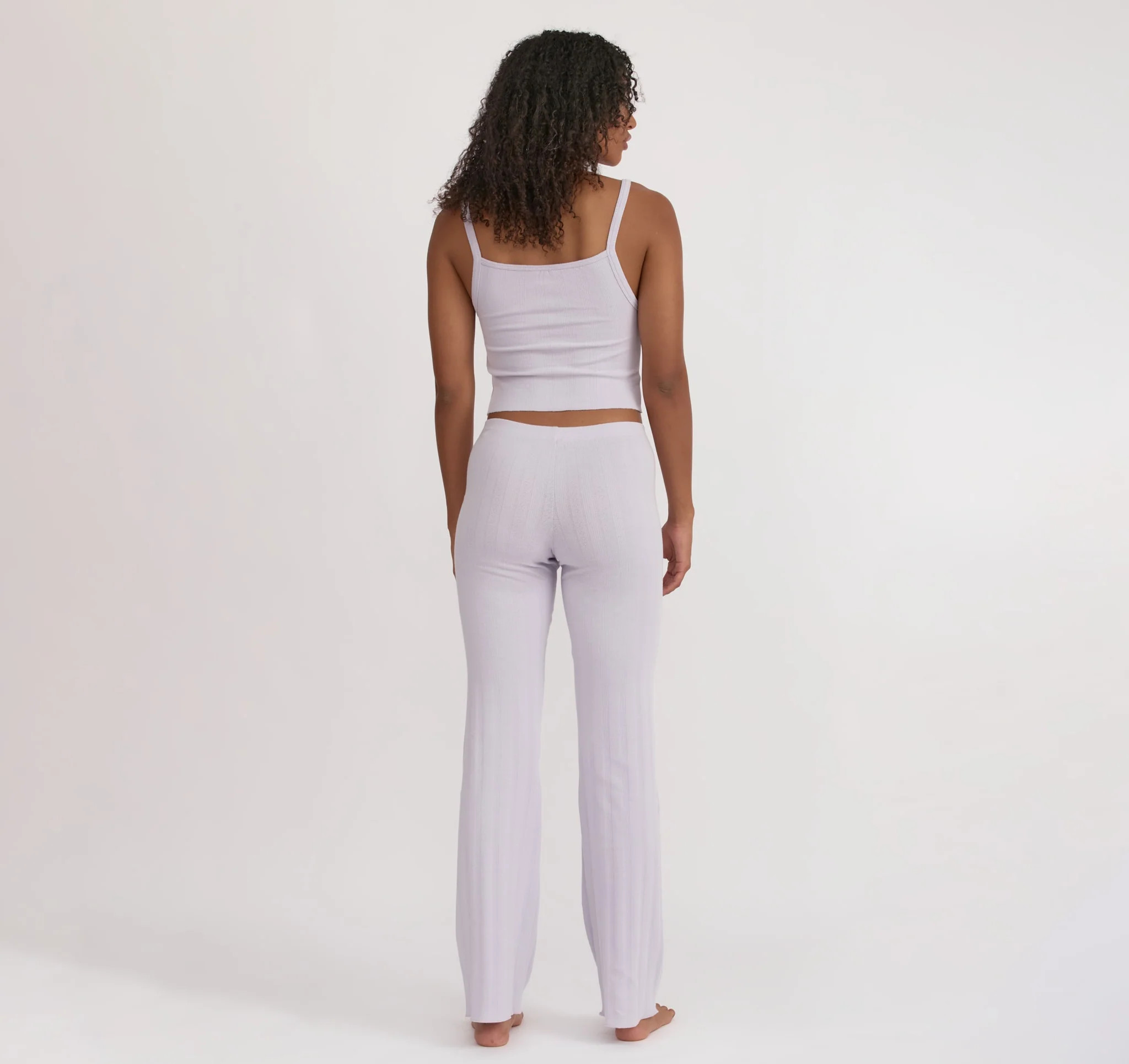 Pointelle Straight Leg Pants | Organic Basics