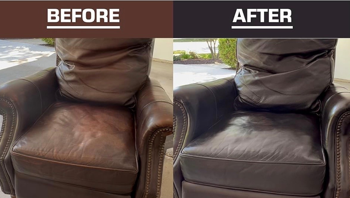 Obsessed with our leather couches but hate that they have lost some color over the years. Time to restore 

#LTKvlog #LTKHome #LTKdayinmylife